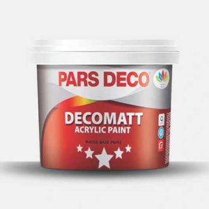 decomat دکومات رنگ اکریلیک سیلیکونی داخلی با جلوه مات